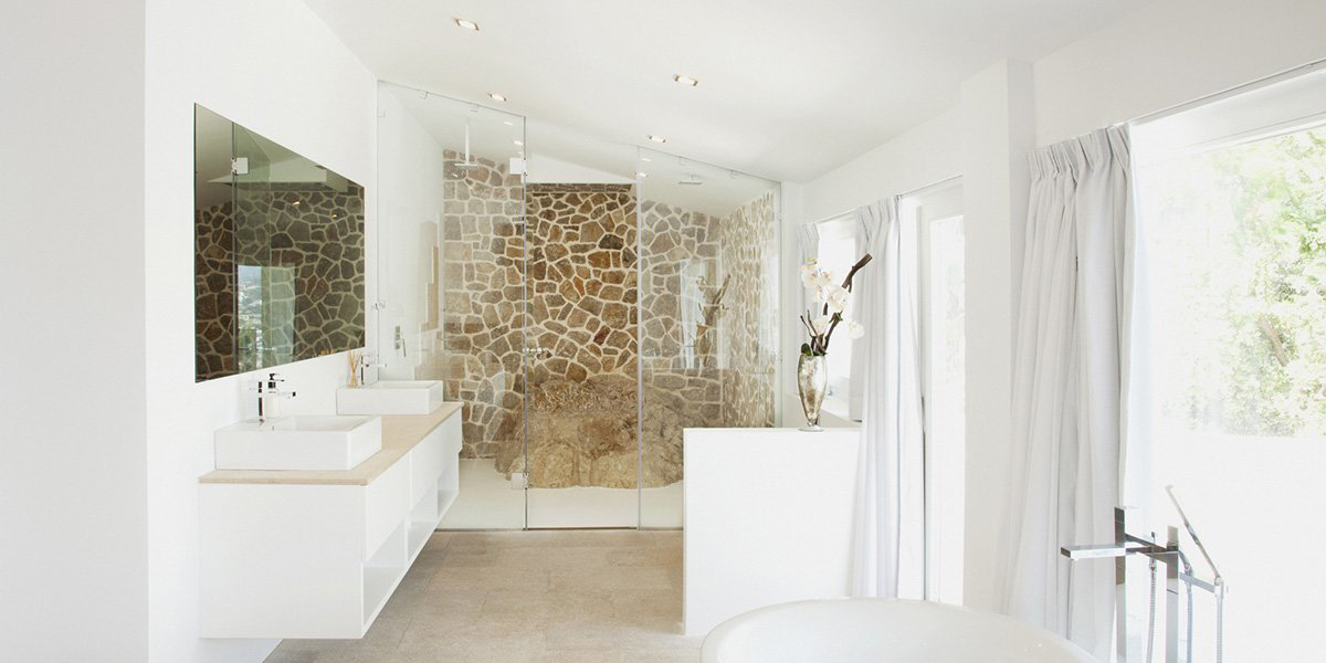 baño con pladur
